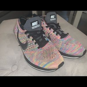 Multicolored Flyknit Racer